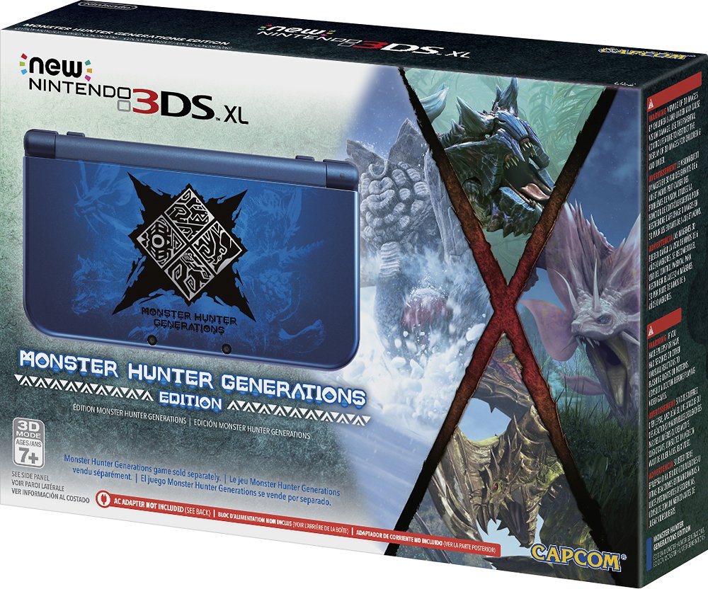 New Nintendo 3DS XL-Monster Hunter Generations Edition: 3DS: Video